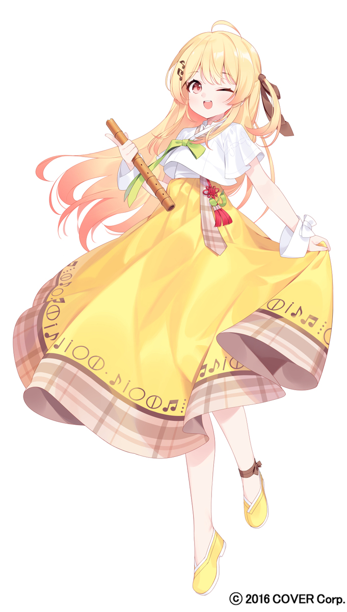 hololive ReGLOSS X ANIPLUS 韓服イラス