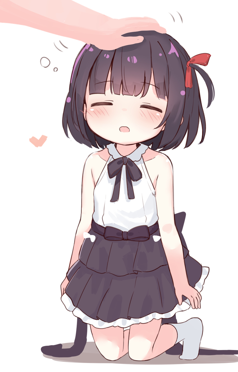 撫でられ琉奈ちゃん