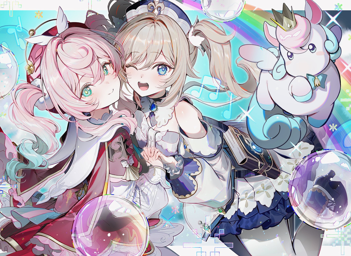 ツインテ×ヒーラー組🌈🦄🫧