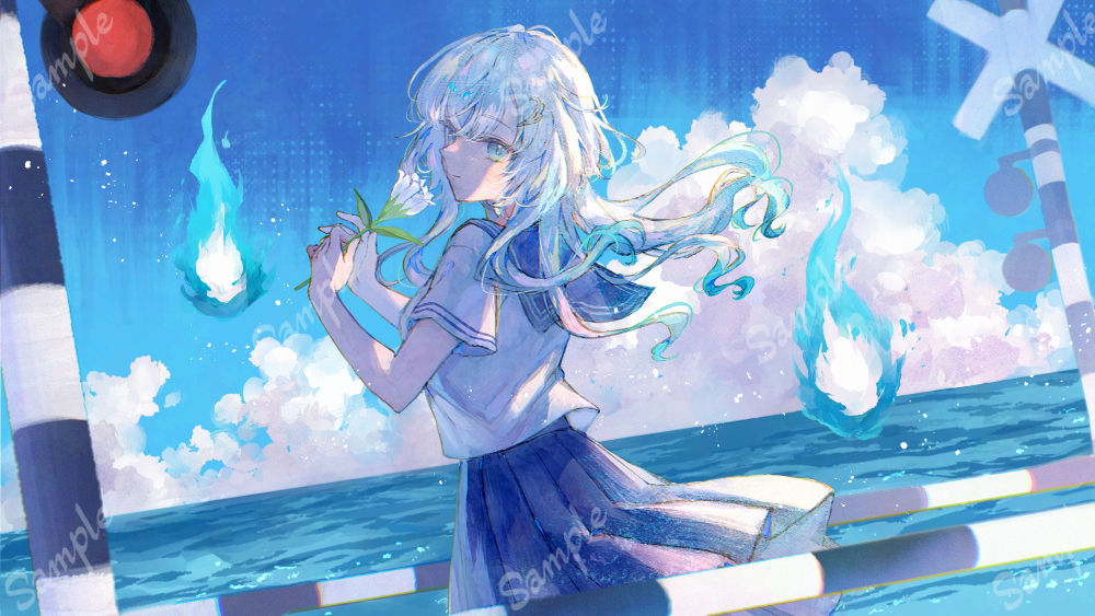 【お仕事絵】歌ってみたイラスト