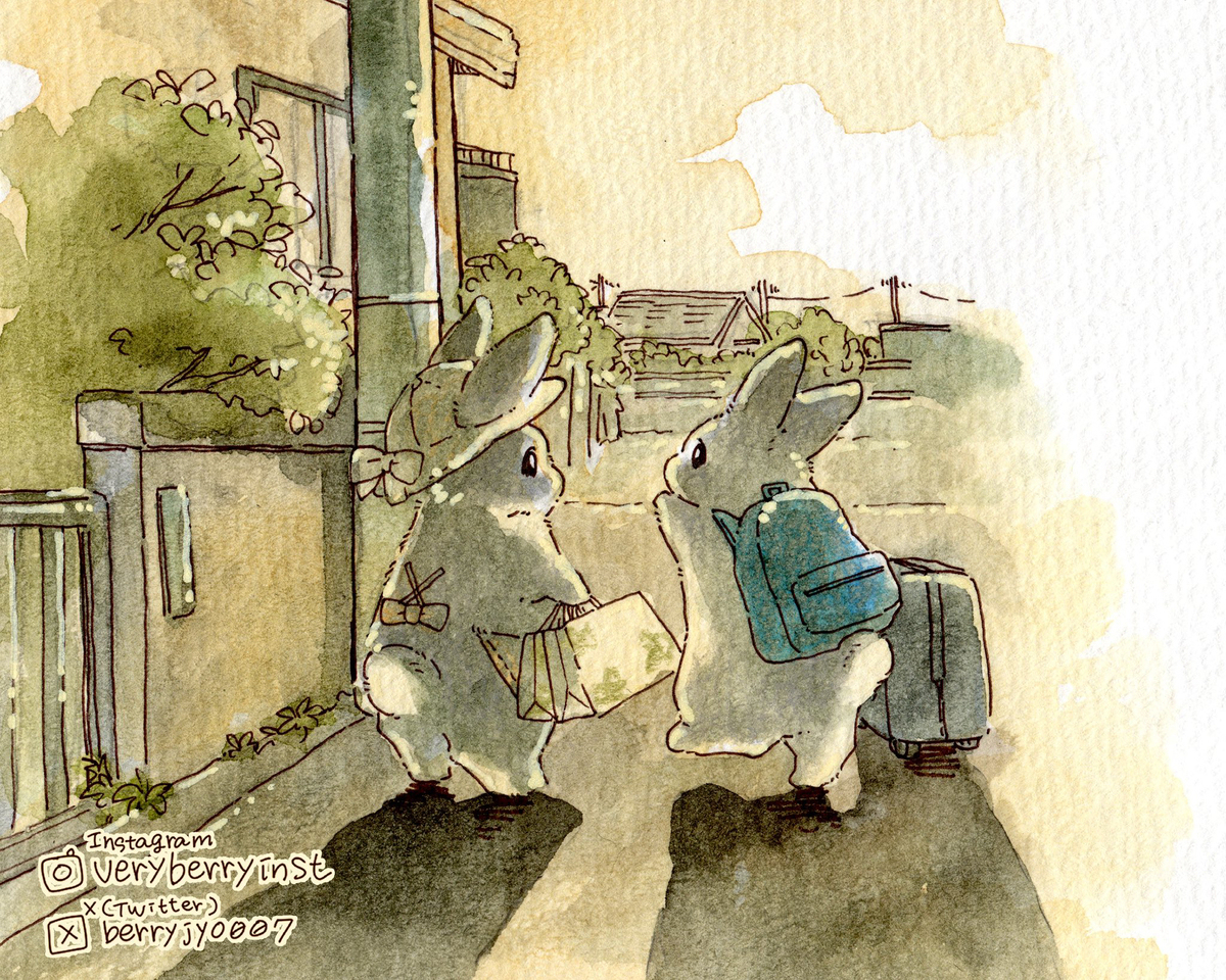 〇 うさぎさんのお盆 〇