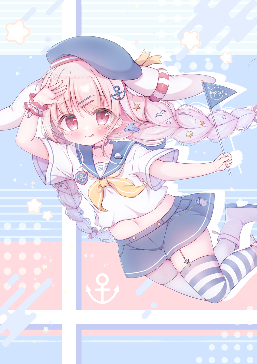 「マリンセーラーで出航～っ！🚩⚓」