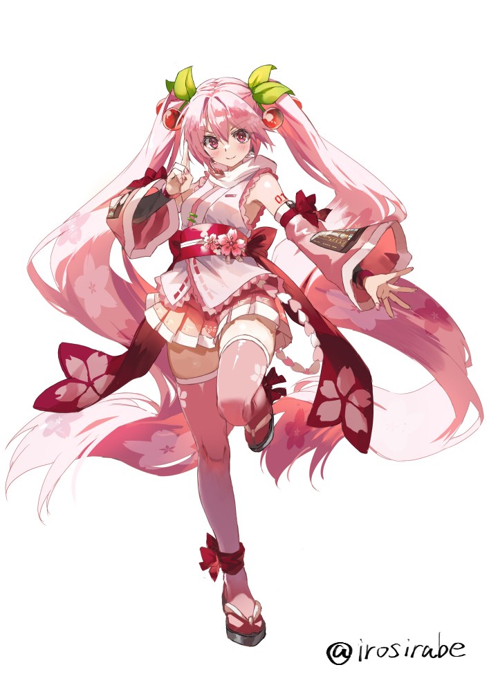 桜ミクさんお忍びスタイル