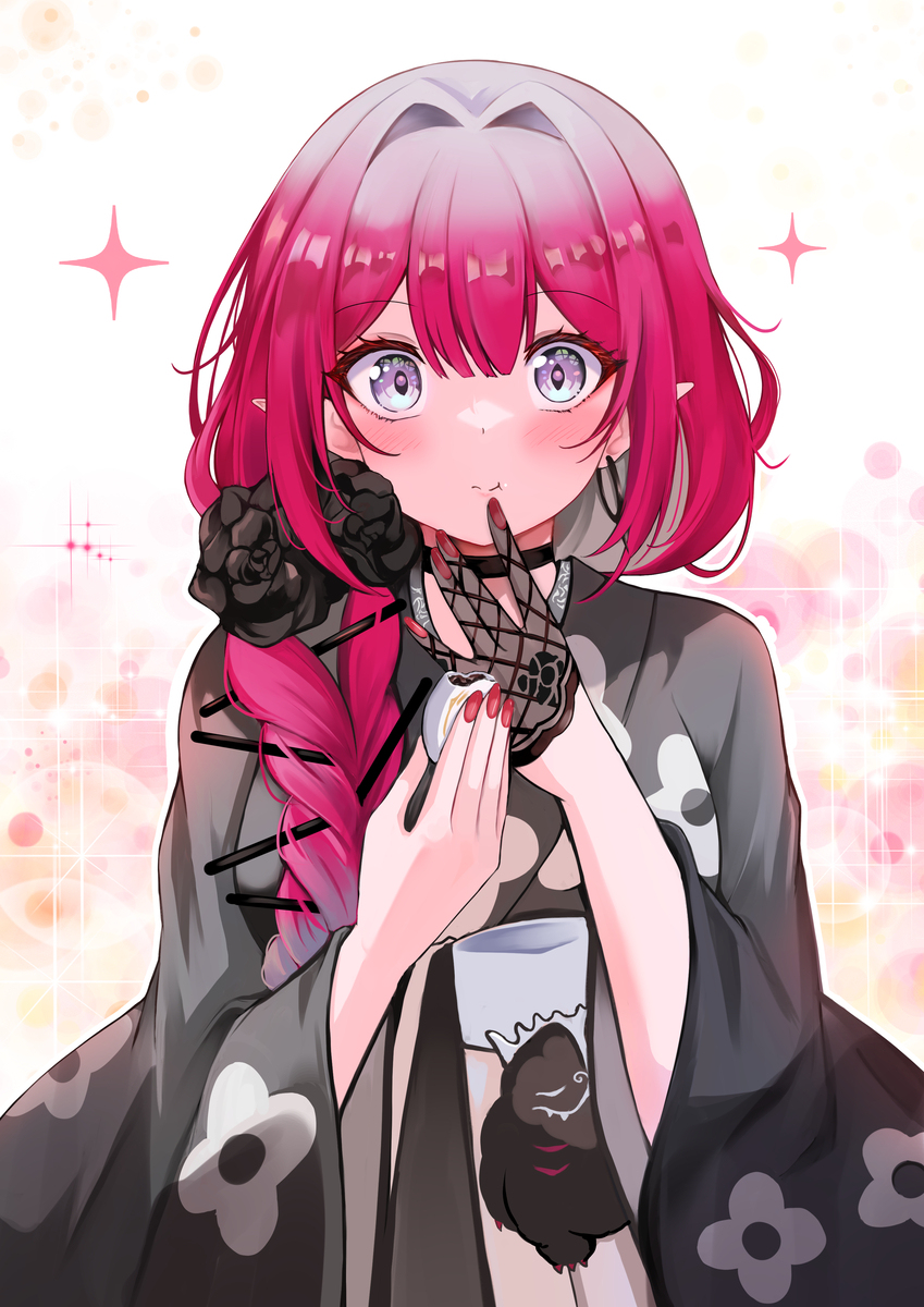 和菓子にご満悦なバーヴァンシー