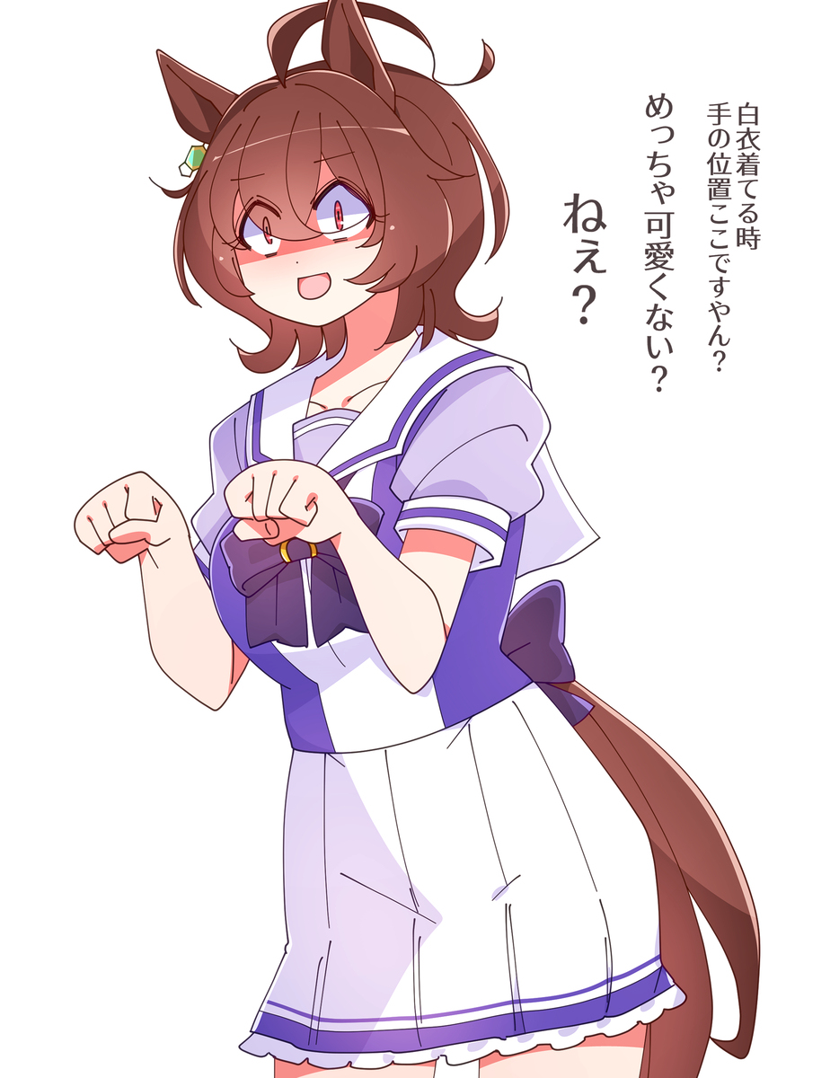 白衣オフアグネスタキオン