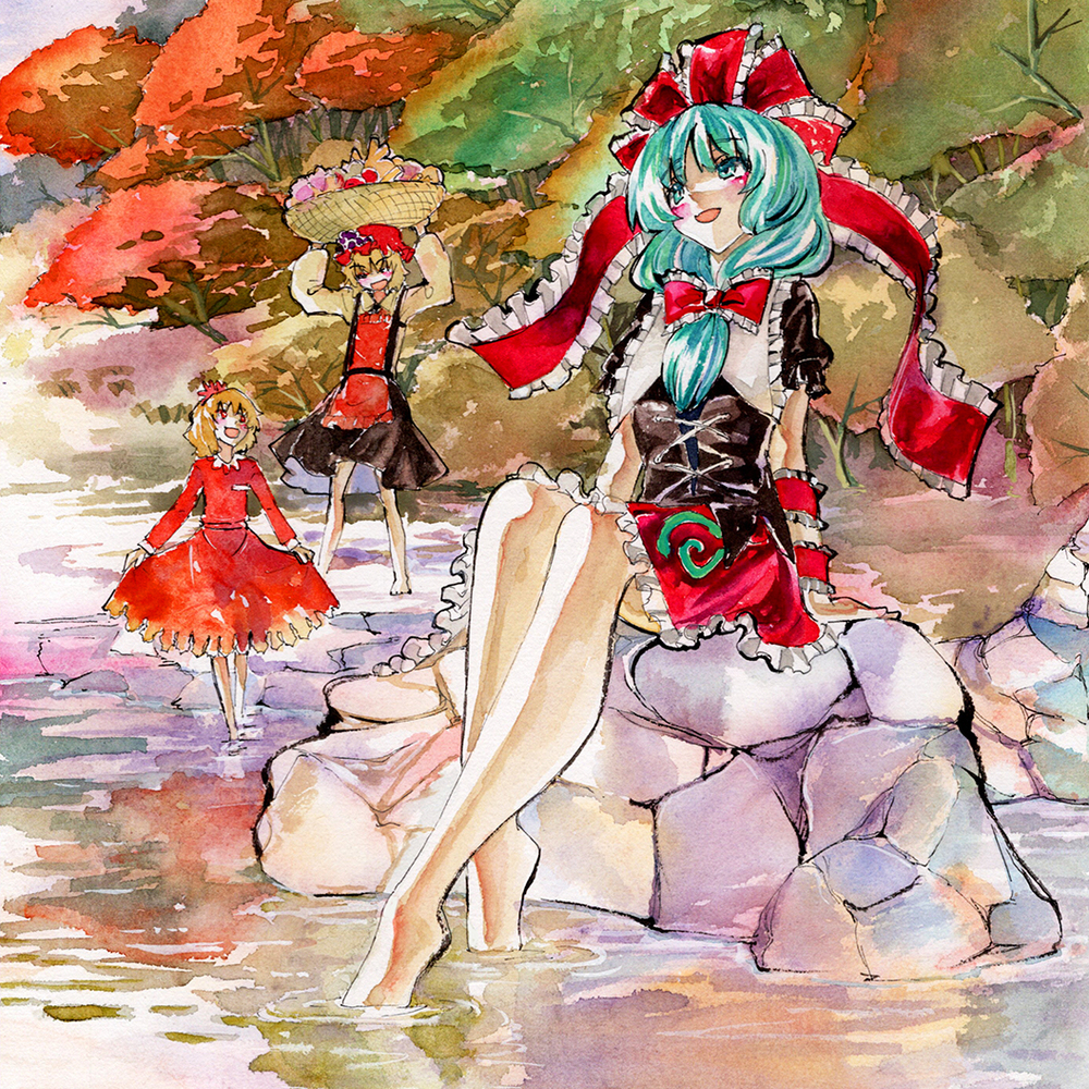 鍵山雛と秋姉妹