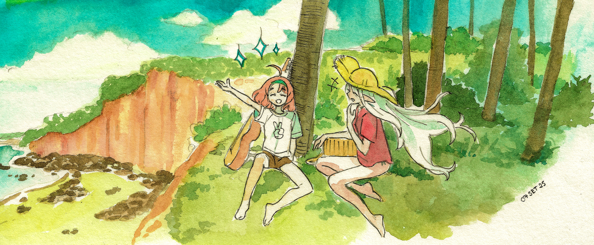 08 ビーチでの新しい友情