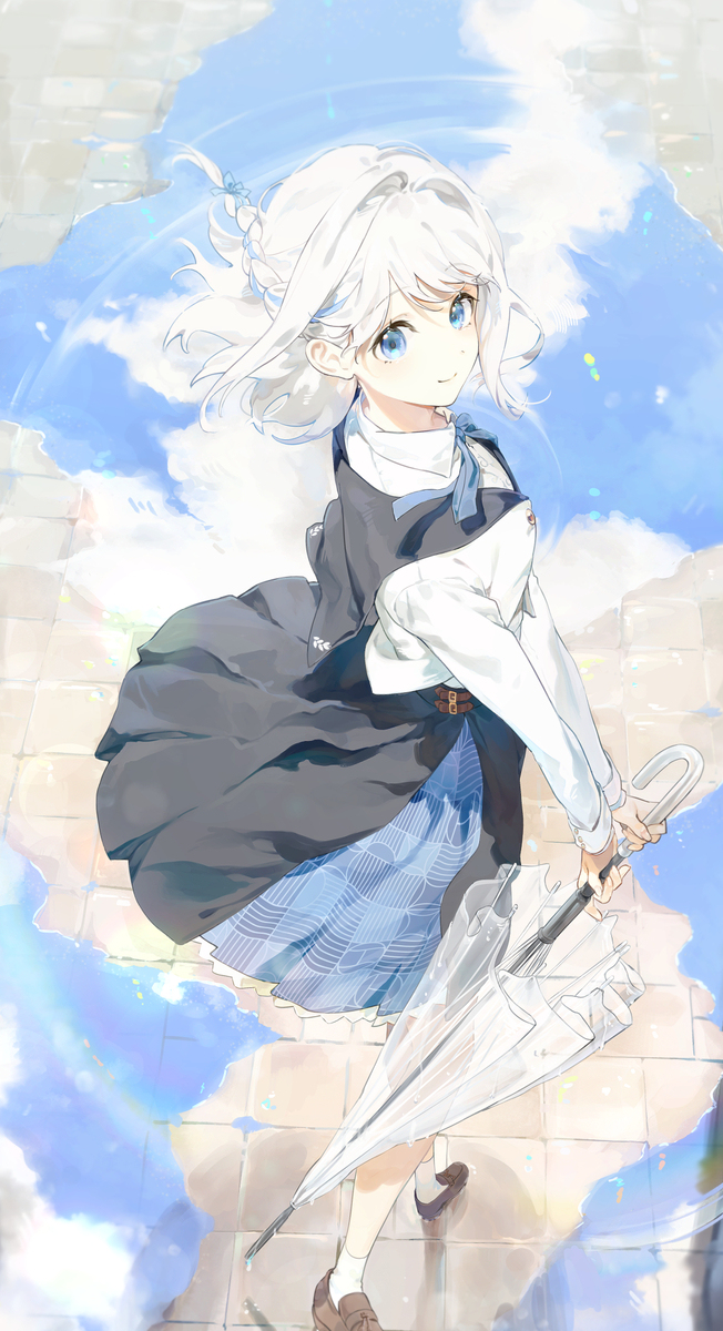 白線→