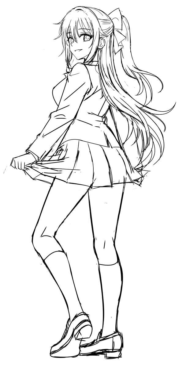見返り美少女