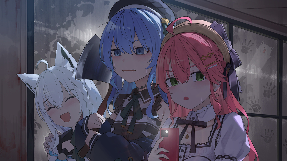 3人で肝試し