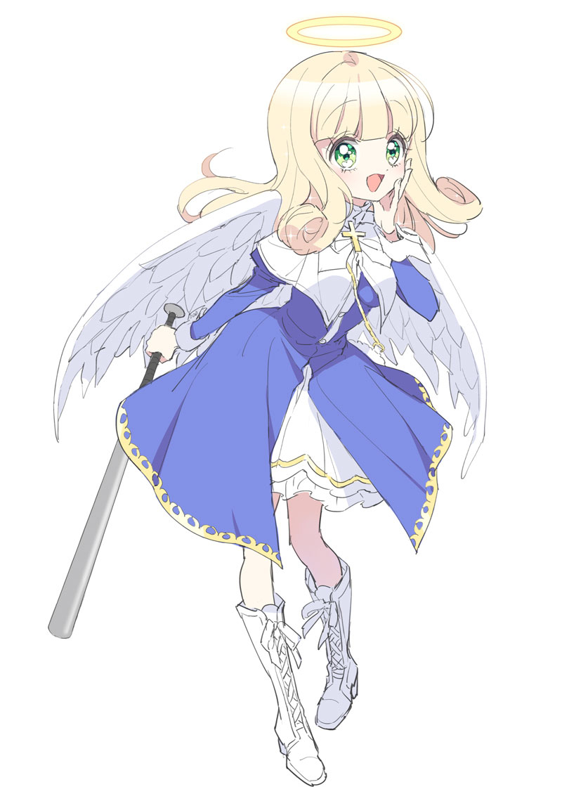 天使のときのぽぽろんちゃん。