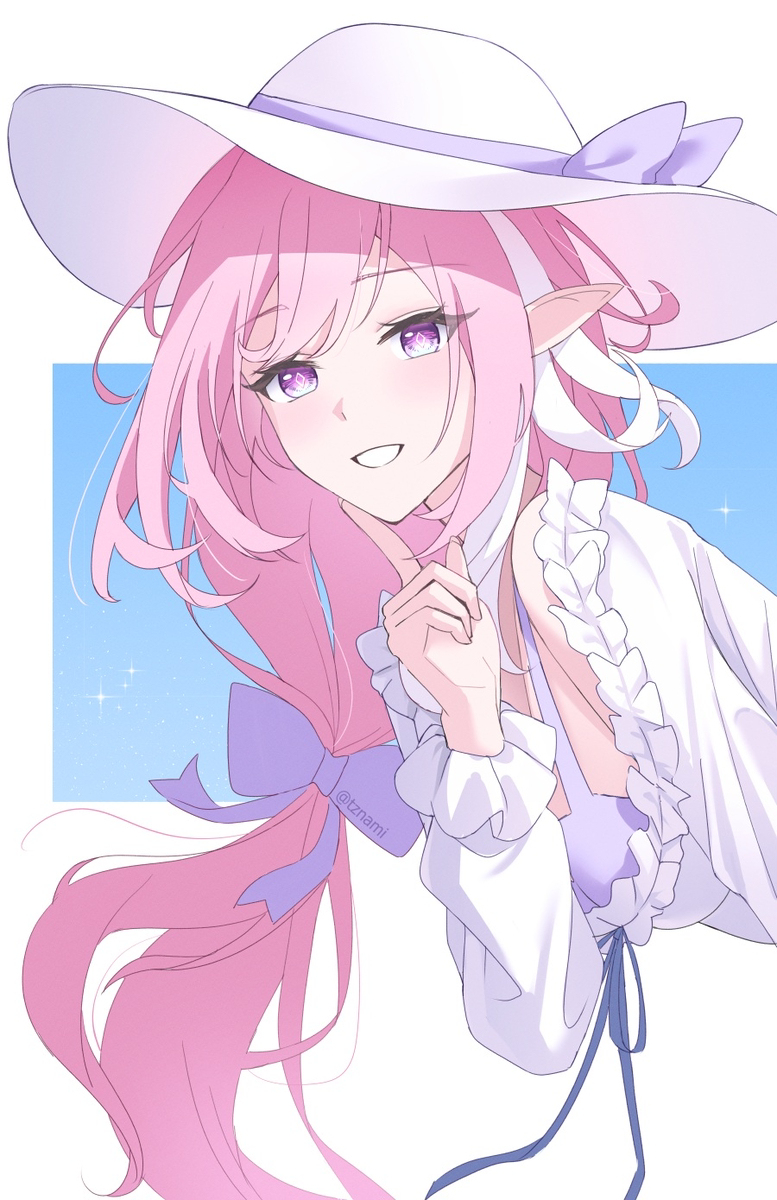 粉色夏天
