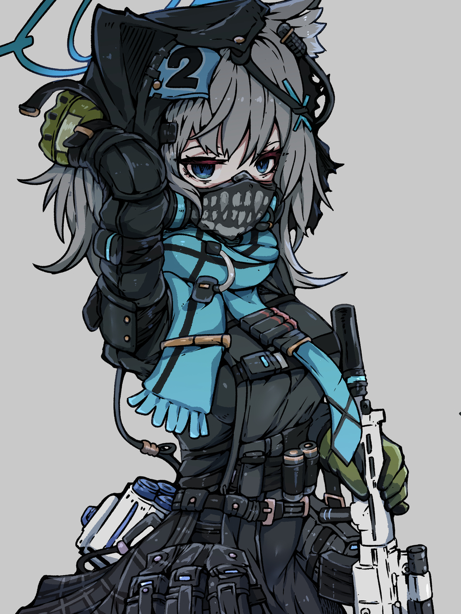 ブルアカ_特殊部隊装備_X(*´-`　)