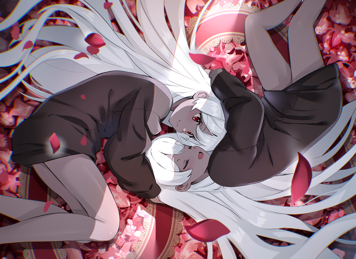 褐色白髪