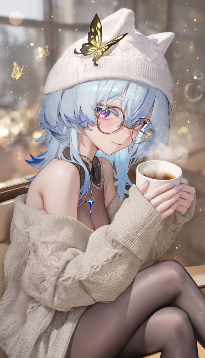 shorekeeper in her cozy outfit!