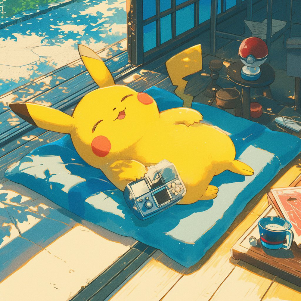 おひるねピカチュウ