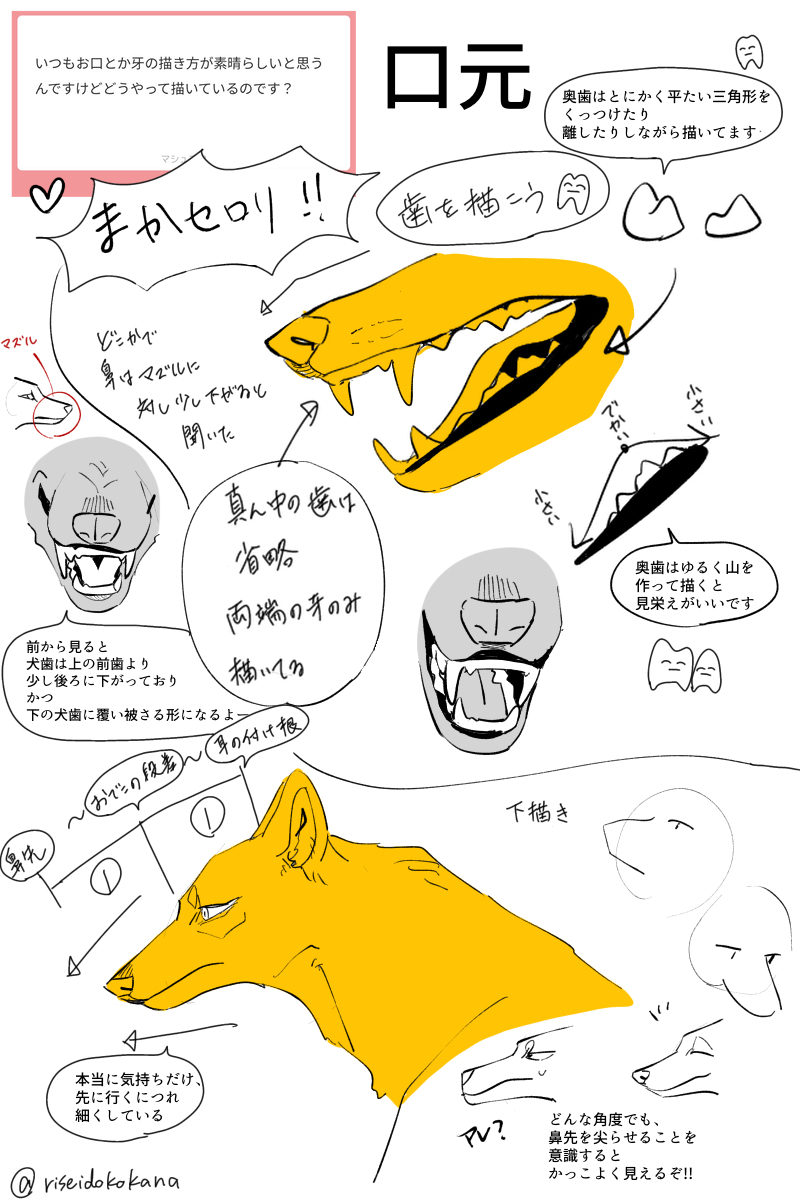 わい的ケモノの描き方講座