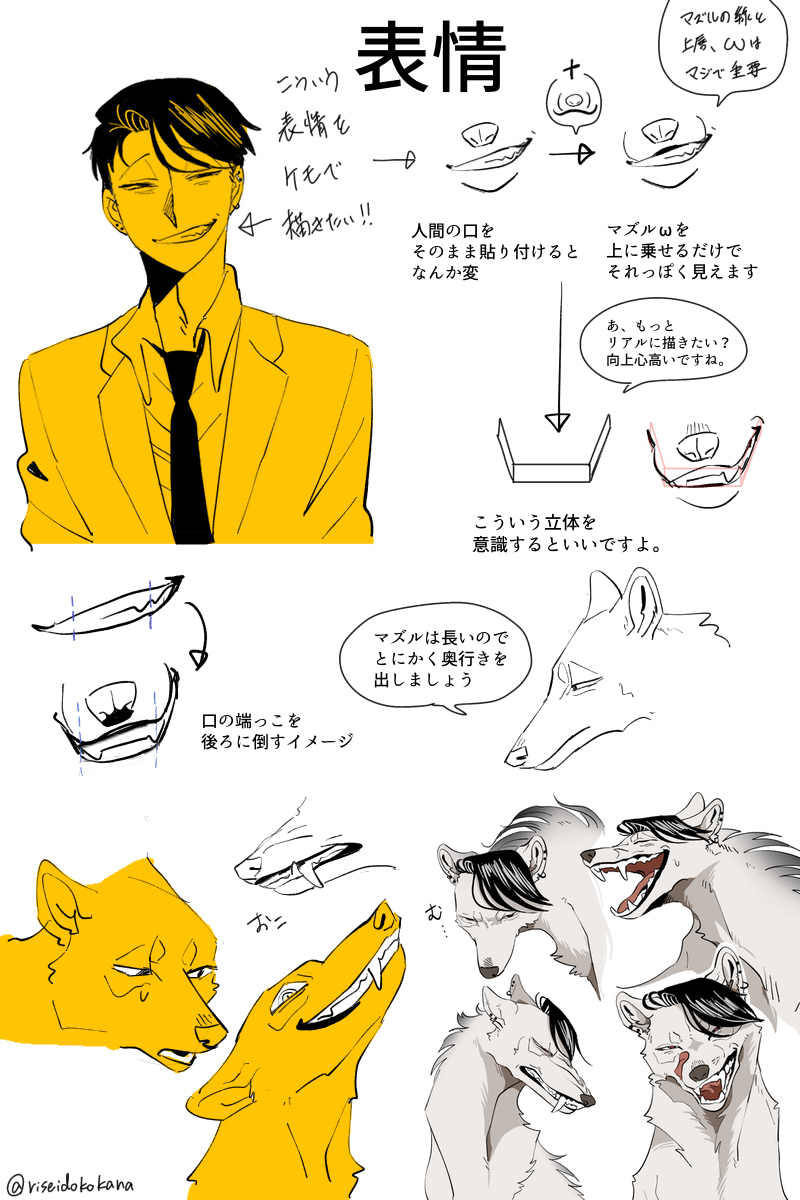 わい的ケモノの描き方講座