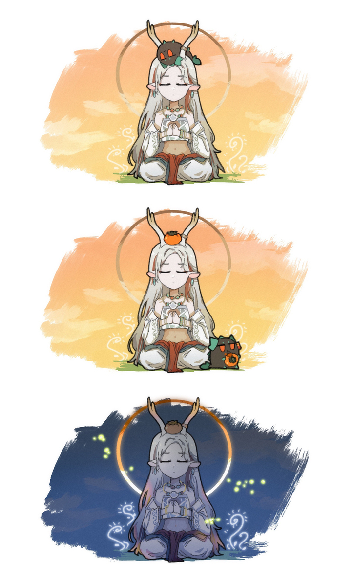 夕泡泡与九色鹿