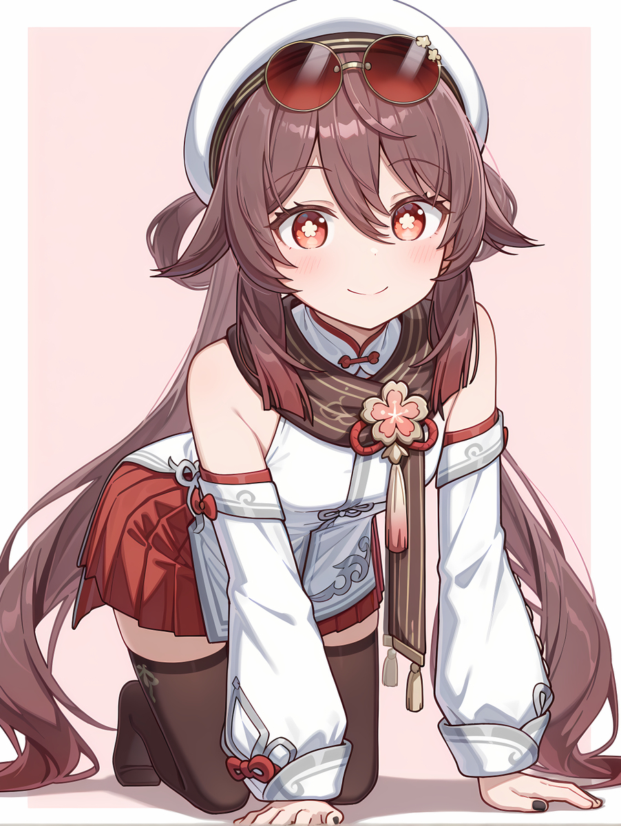 【お題箱】胡桃 (残雪に咲く紅)