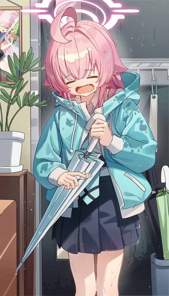 うへへ~ ぜんぶ濡れちゃった…