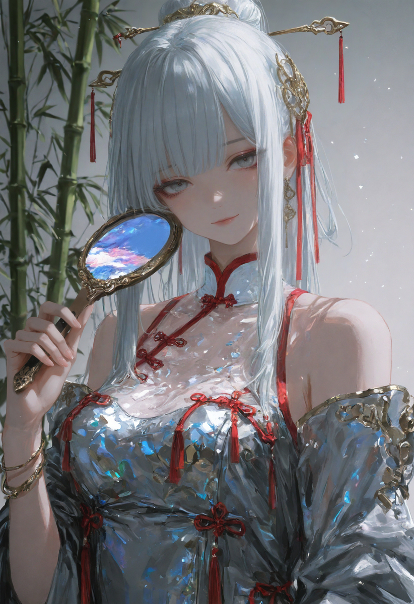 辰星-对镜贴花黄