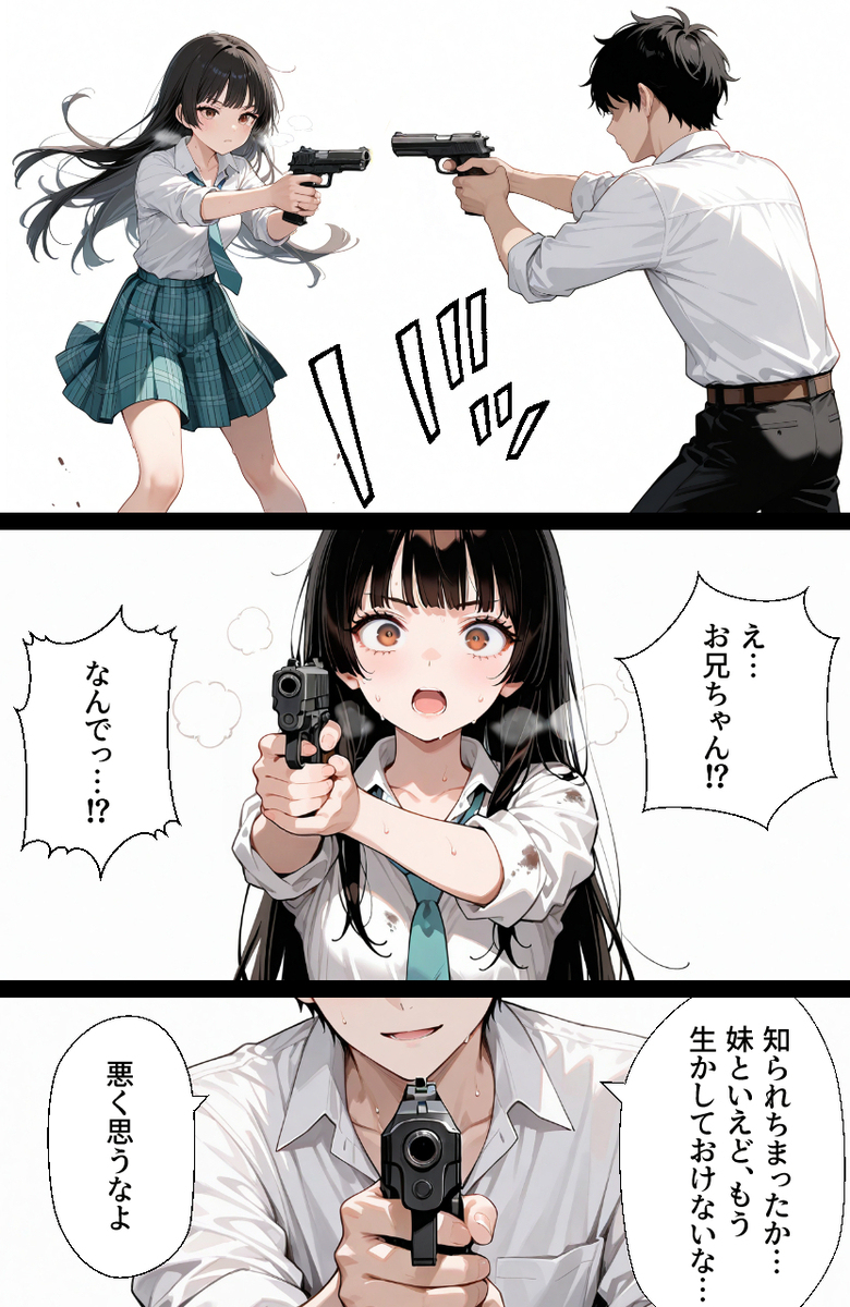 兄妹対決