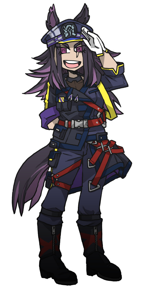 Helltaker立ち絵風ステゴ一族+マックちゃん