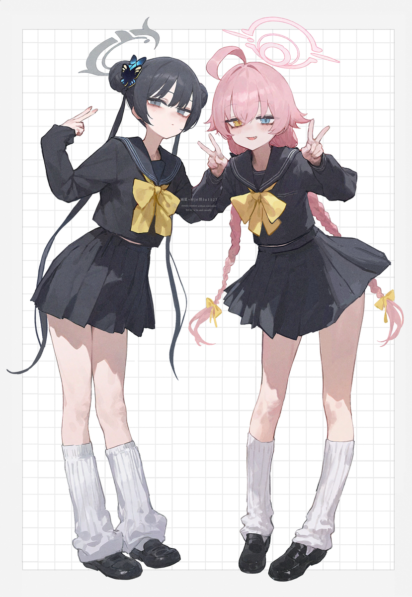竜華キサキ x 小鳥遊ホシノ