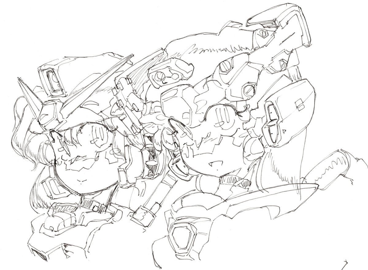 ガンダムとMS少女