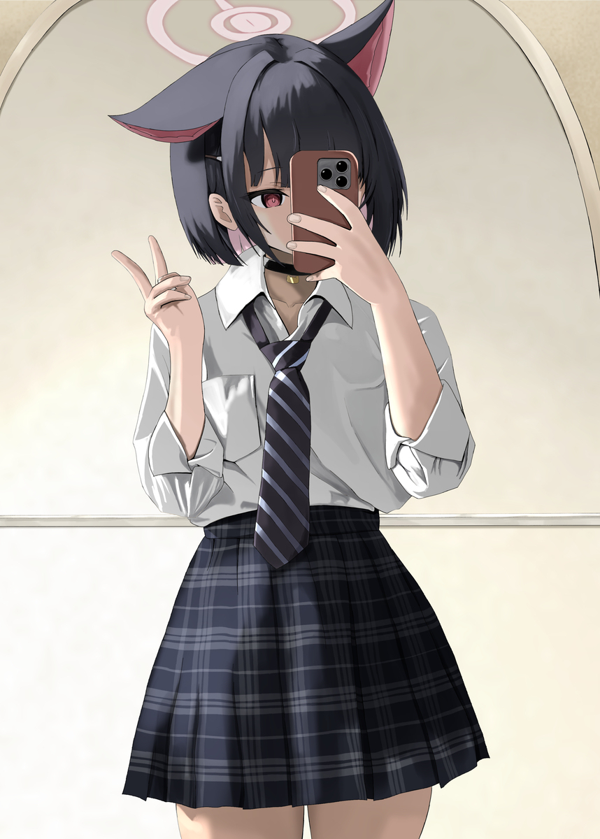 鏡自撮りカズサ