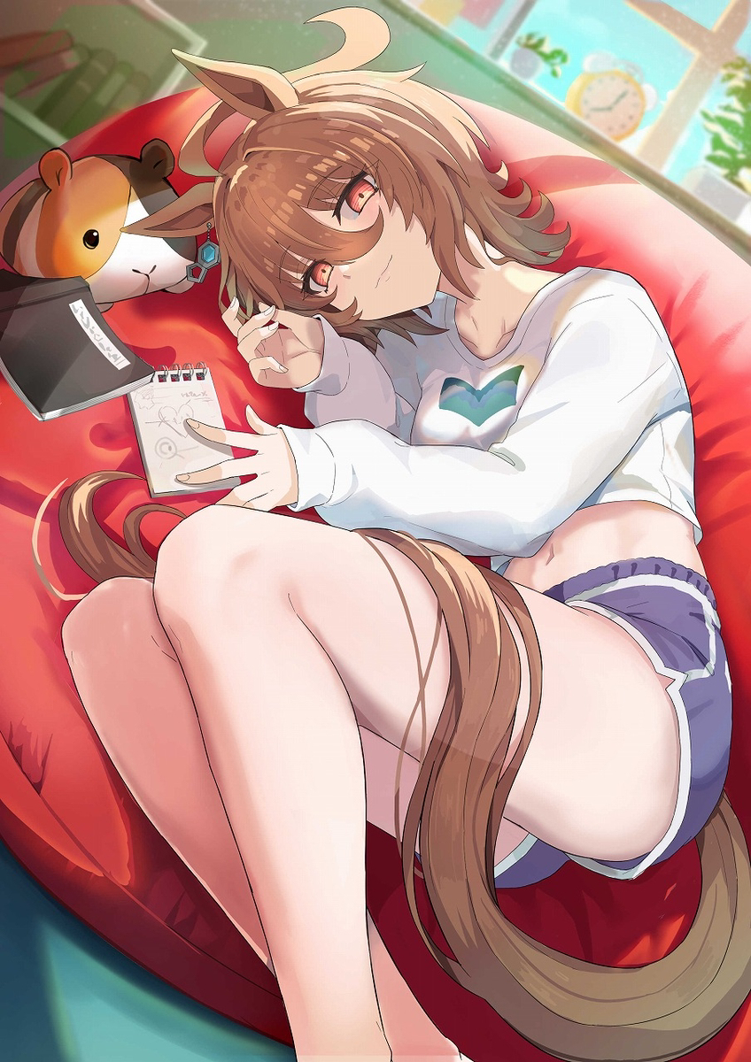 寝そべりタキオン
