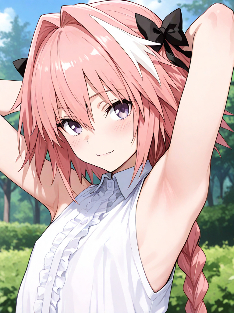男の娘の脇