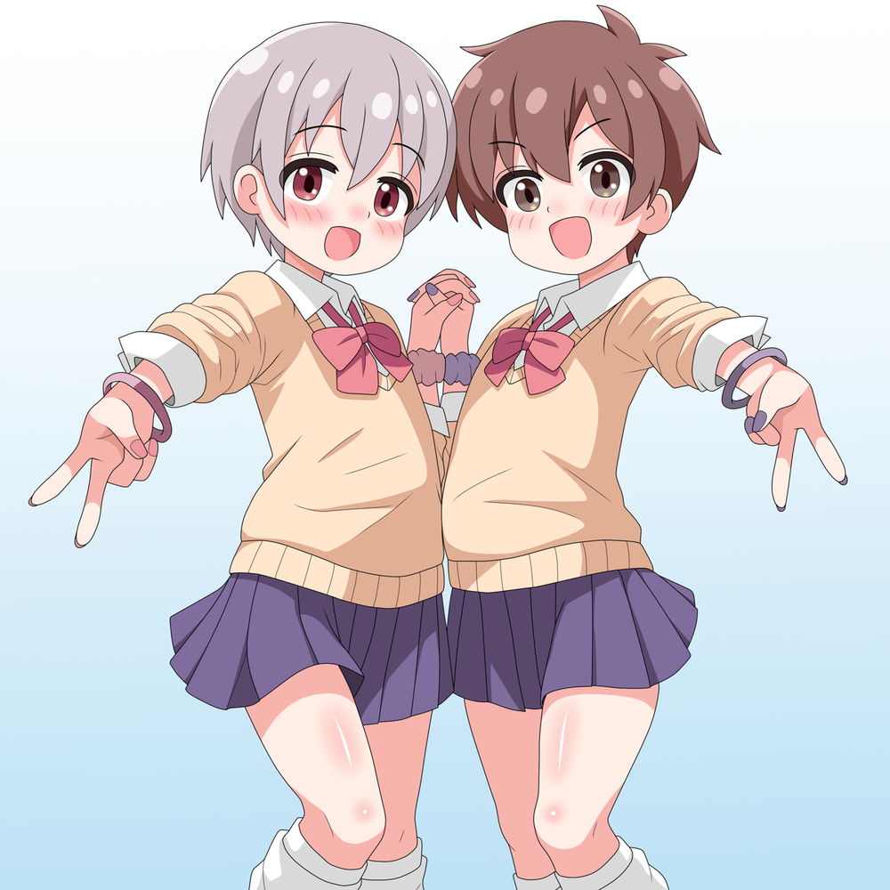 みなとくんとゆうたくん ギャルコスver.