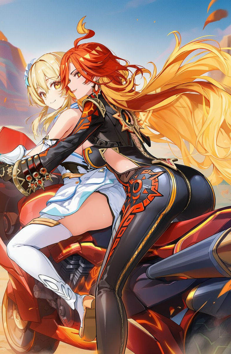 Lumine 蛍 x マーヴィカ Mavuika 玛薇卡 💛🧡