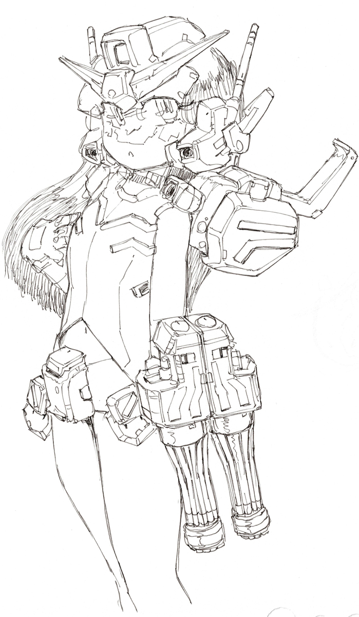 ガンダムヘビーアームズ改少女