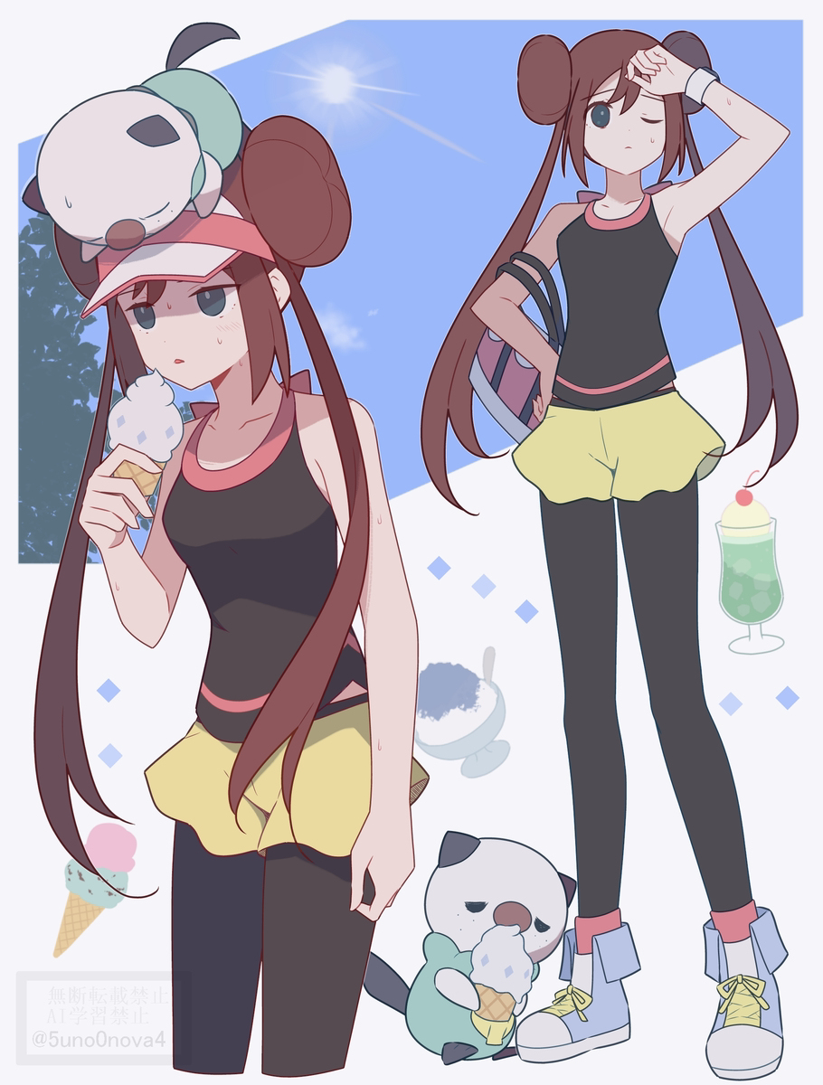 暑いミジュメイちゃん🌞🍦