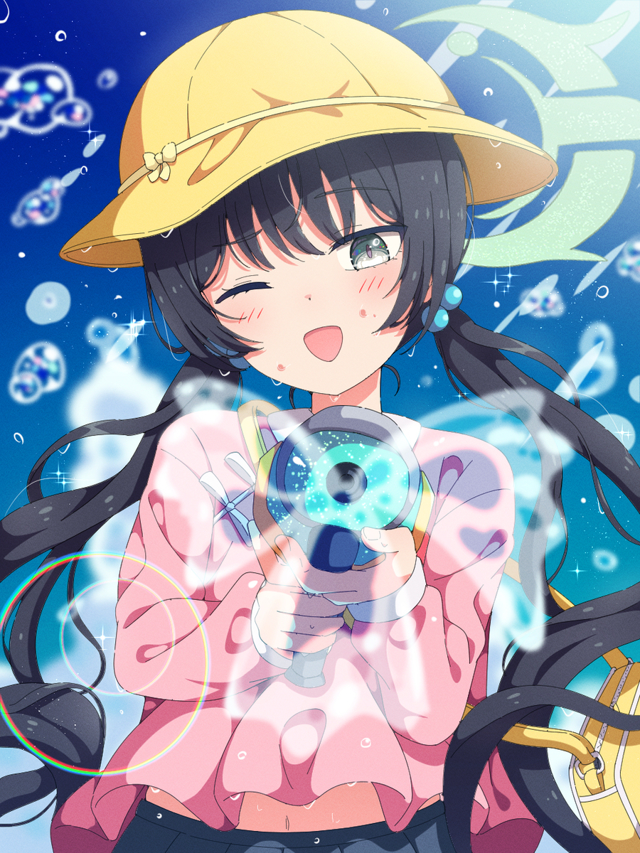 キキちゃん(キサキ)と水遊び🌈