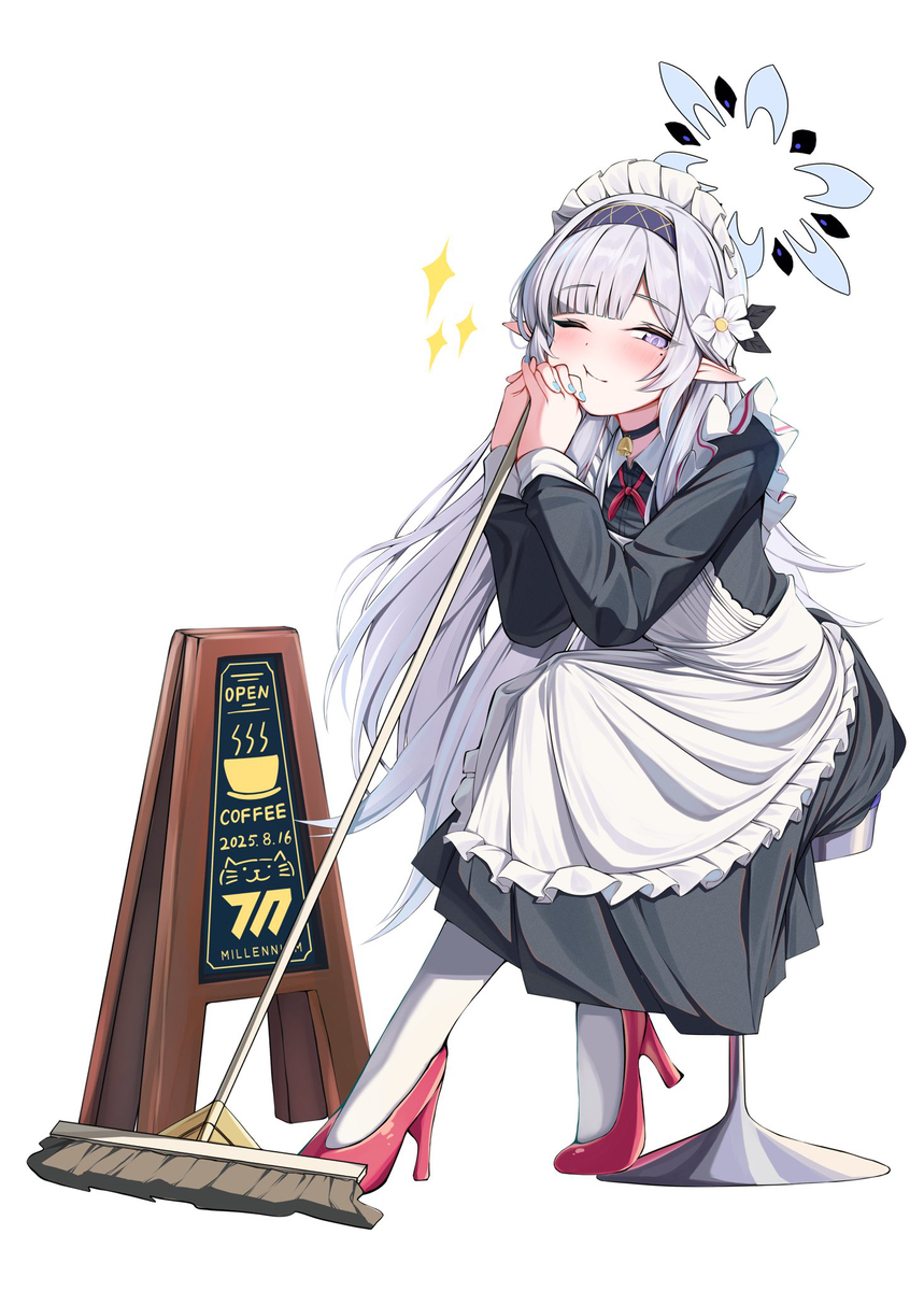 メイド衣装のヒマリさん