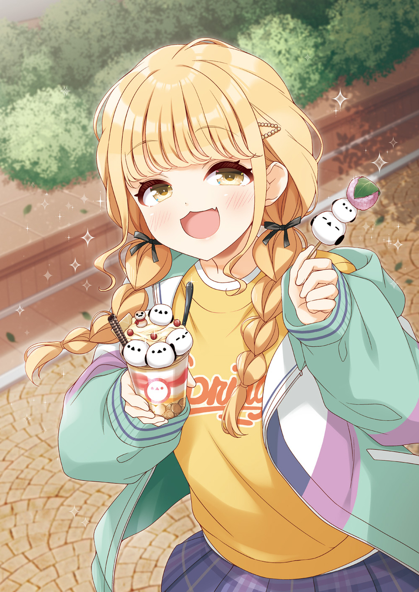ことねちゃんとシマエナガパフェ