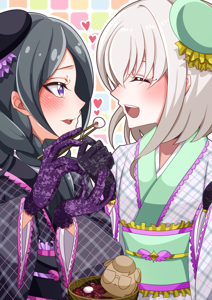 和装プリルンとメロロン