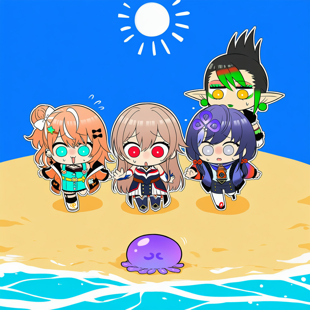 NovelAI めちゃかわ連合PEAKコラボイラストまとめ