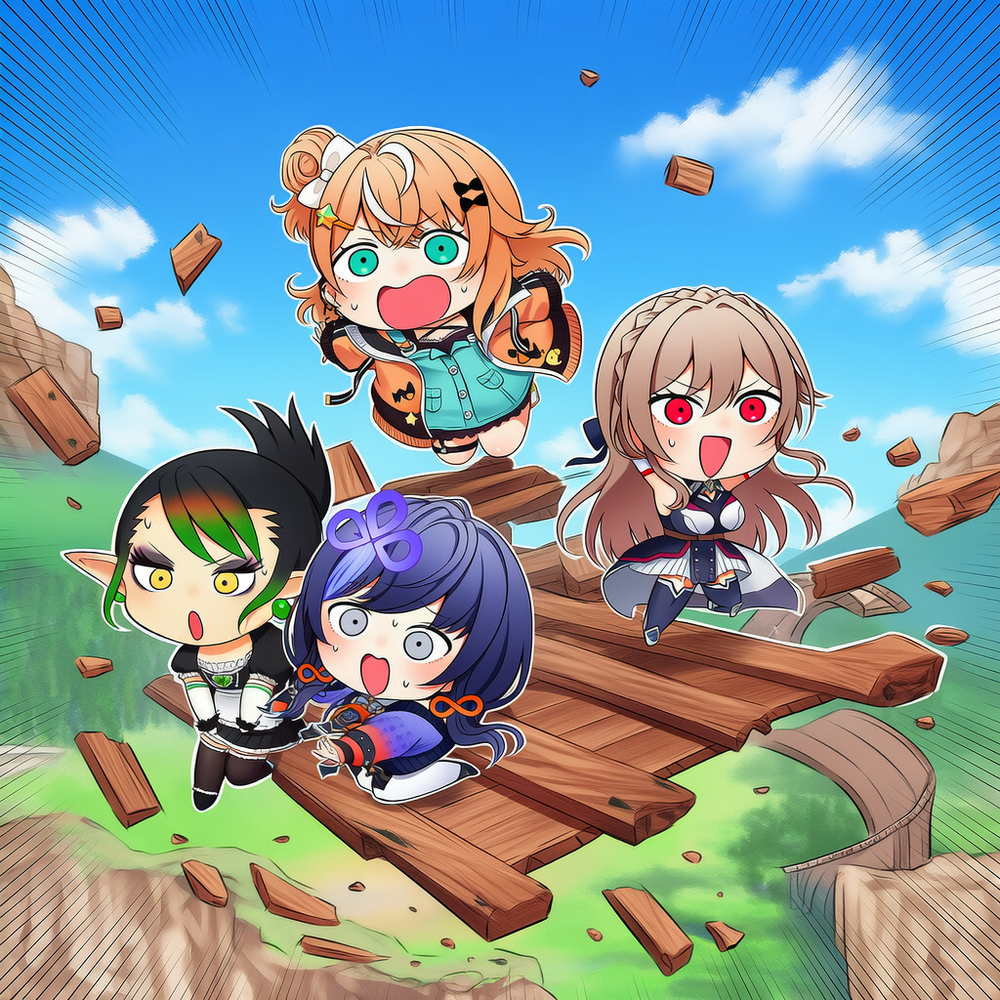 NovelAI めちゃかわ連合PEAKコラボイラストまとめ