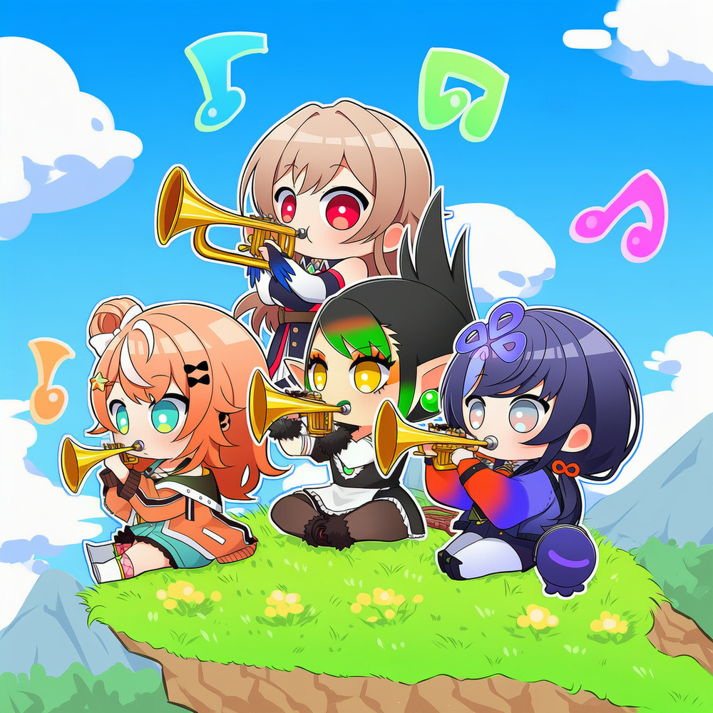 NovelAI めちゃかわ連合PEAKコラボイラストまとめ