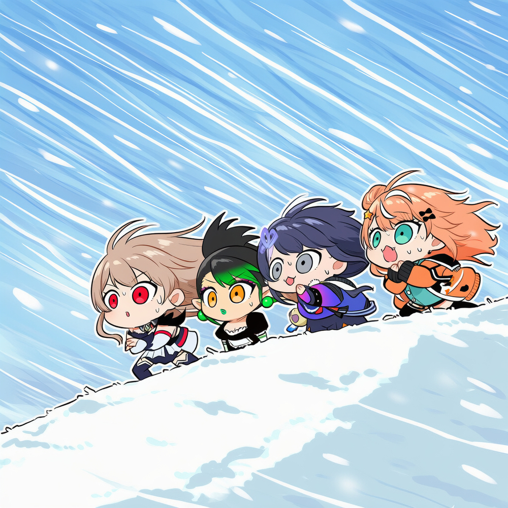 NovelAI めちゃかわ連合PEAKコラボイラストまとめ