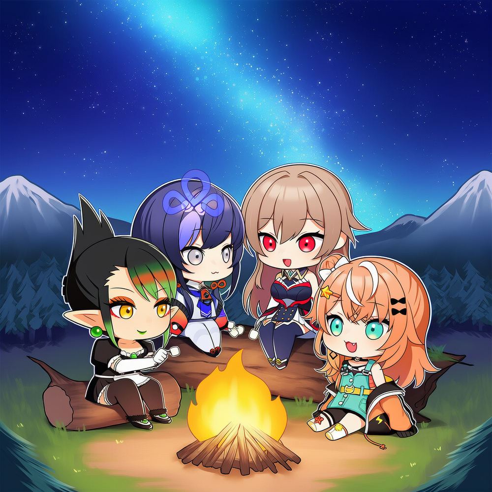 NovelAI めちゃかわ連合PEAKコラボイラストまとめ