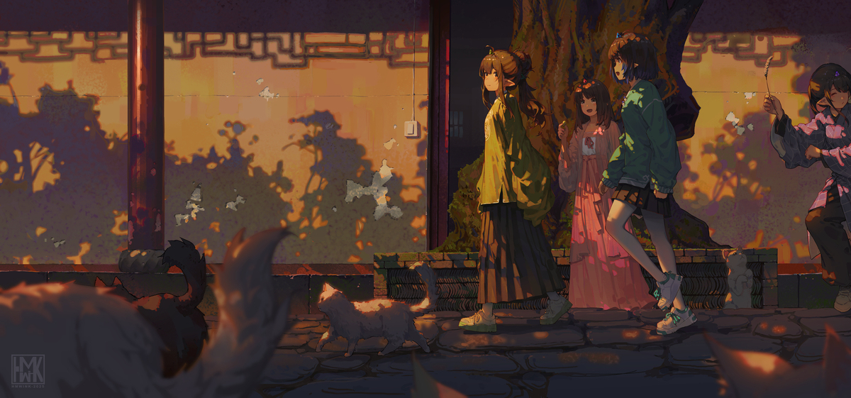 汉服云兮-庭院