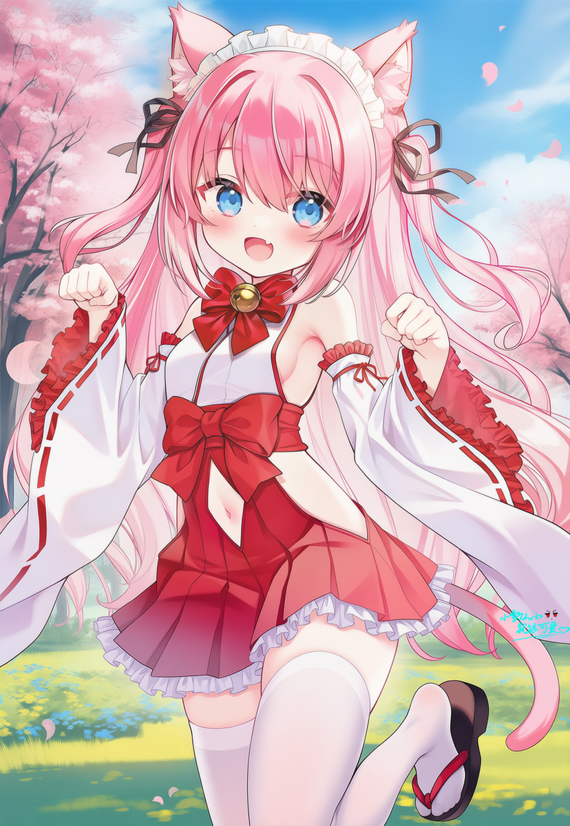 草甸中的猫猫巫女