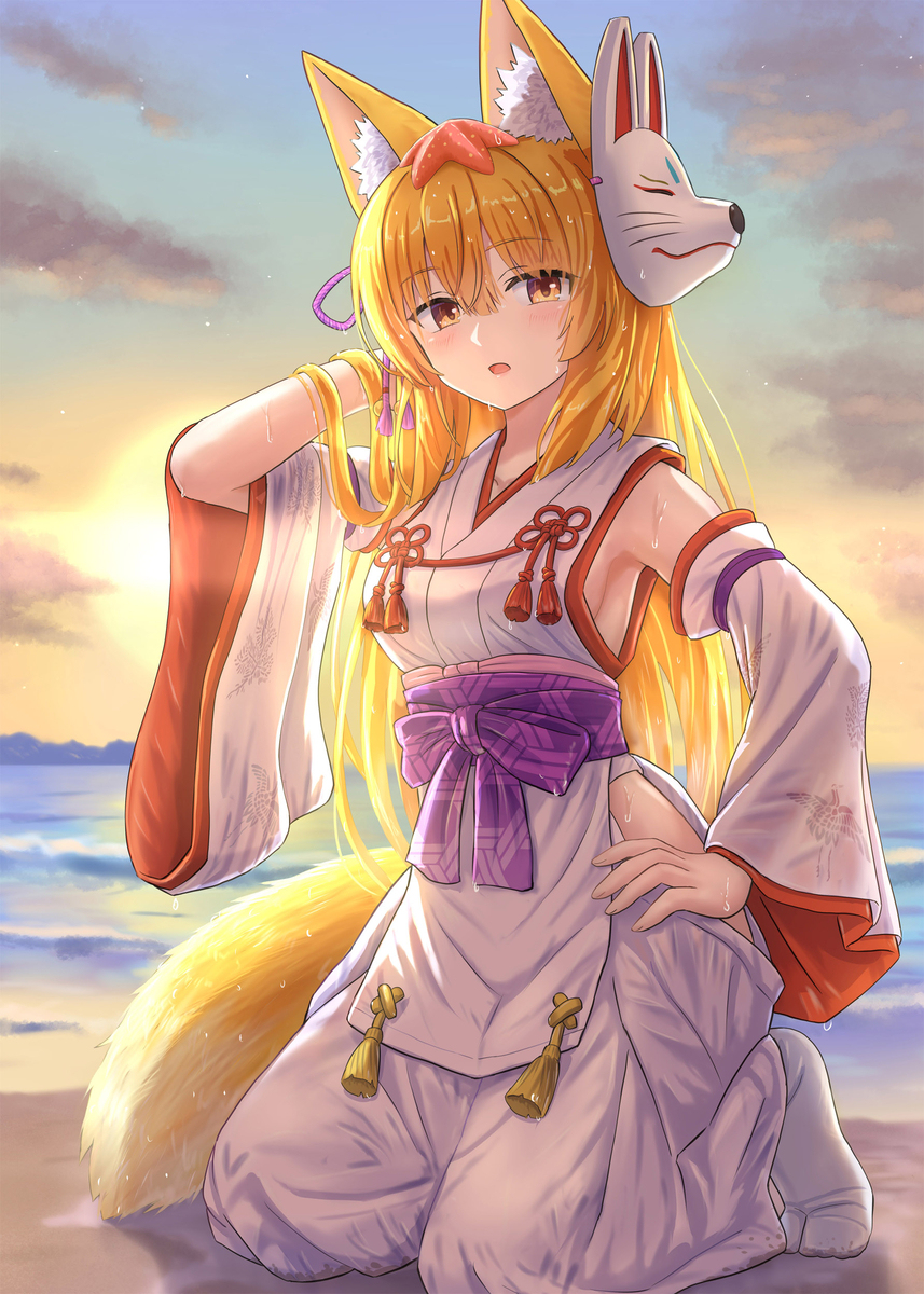 🦊「やぁおかえり　君、溺れかけていたでしょ？」