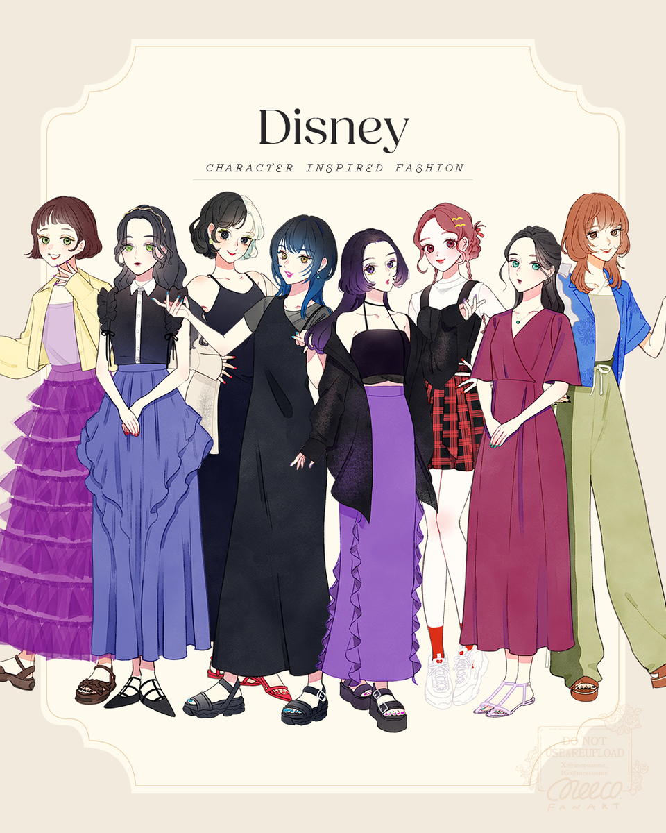 ディズニーヴィランズイメージコーデまとめ①
